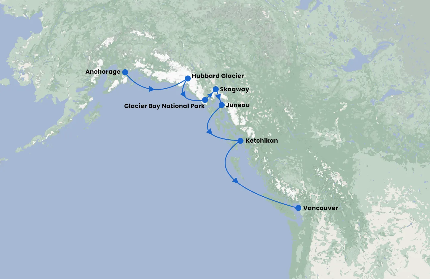 Alaska Denali explorer from Anchorage on Coral Princess